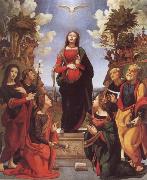 Immaculate Conception and Six Saints Piero di Cosimo